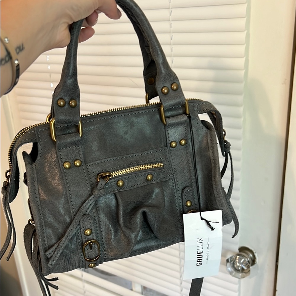 GaveLux grigo medio made in Italy bag